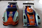 Scalextric GULF Endurance Twin Pack (slot cars)  ( le mans 24 hr touring gp racer lmp )