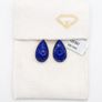 Silver And Lapis Earrings Like New With COA Image 10