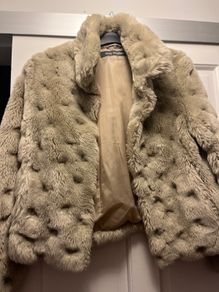 Light Beige Fur Jacket