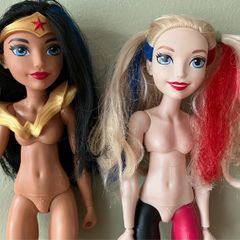 DC Superhero Dolls, Wonder Woman and Harley Quinn