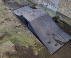 Skateboard Ramp with 2 x skateboards