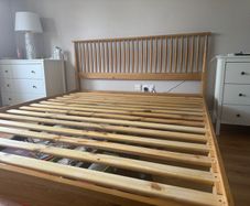 Wooden bed frame super king