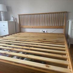 Wooden bed frame super king