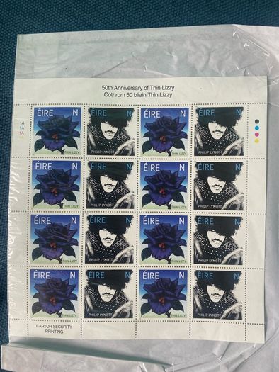 Thin Lizzy and Phil Lynott Stamps