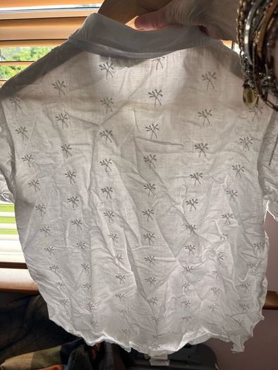Cotton/linen blouse