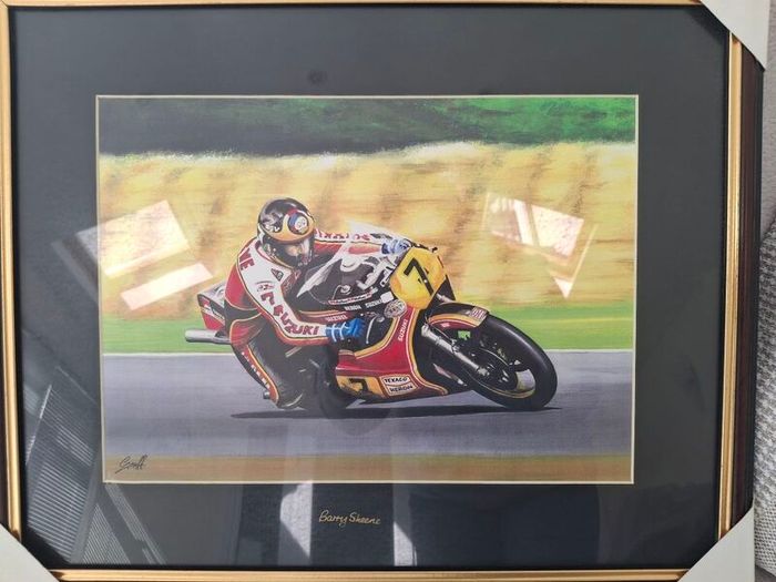 Barry Sheene framed print