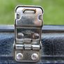 Vintage 1900S Black Textured faux-leather Revelation Train Vanity Case Image 8