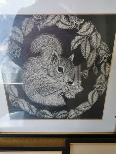 Scratch board Artwork