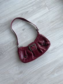 Shoulder Bag purse burgundy red