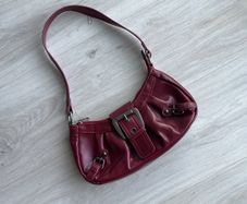 Shoulder Bag purse burgundy red