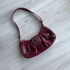 Shoulder Bag purse burgundy red