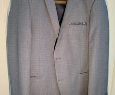 Luxury Benetti Petrol Blue Tailored 3-Piece Suit Size 38
