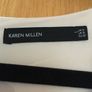 KAREN MILLEN Ivory & Black Lace Midi Dress Image 4