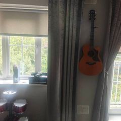 Velvet crush curtains