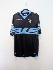 S.S. Lazio 2015-16 Away Shirt (XL) - Black Eagle Kit | Macron