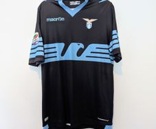 S.S. Lazio 2015-16 Away Shirt (XL) - Black Eagle Kit | Macron