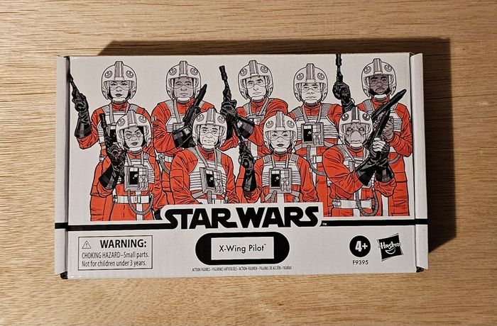 Star Wars 4 Pack Set Of X-Wing Pilots 3.75" Scale. New & Unopened
