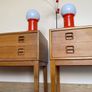 Vintage Swedish side tables  mid century Image 7