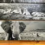 Large Black & White Wall Art Prints. Set of 3 Image 10