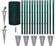 Euro Fence Steel 25x0.8 m Green