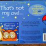 Usbone That's not my owl gift set Book & soft cuddly owl Image 4