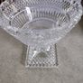 ANNA Hutte Hutte W. Germany Heavy Crystal Pedestal Bowl,footed Bowl, Centre Piece,ideal present, vintage Image 7