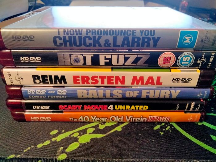 6 Comedy HD DVD's