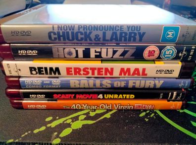 6 Comedy HD DVD's