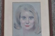 Beautiful Midcentury Pastel Portrait