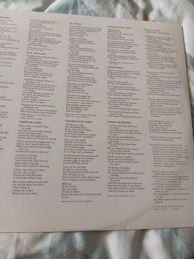 Another Page vinyl Album Christopher Cross