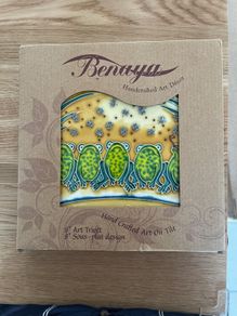 Benaya hand crafted art on tile home deco