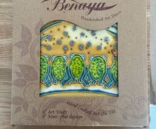 Benaya hand crafted art on tile home deco