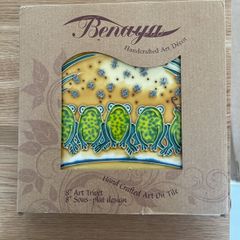 Benaya hand crafted art on tile home deco