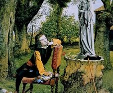 An Original Rare Antique Print from Picture Relics - Titan's First Essay in Colour by 'WILLIAM DYCE' Dated: 1857