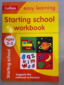 Starting school works on easy learning age 3-5 new