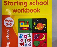 Starting school works on easy learning age 3-5 new