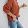 Women Turtleneck Oversized Jumper Image 3