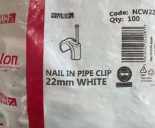 Pipe clips nails