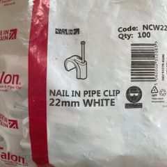 Pipe clips nails