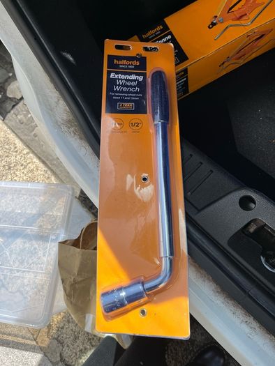 scissors jack and wheel wrench