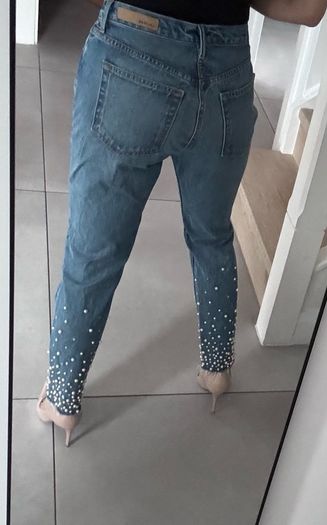 Grlfrnd Denim Jeans Pearls