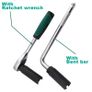 22mm Oxygen-containing European Standard Oxygen Vacuum Lambda Sensor Removal Socket Kit Car Tools 1/2" Drive 8mm Slot CR-V Steel Image 3