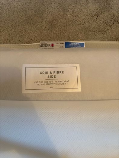 Babylo Sleigh Cot Bed with Mattress