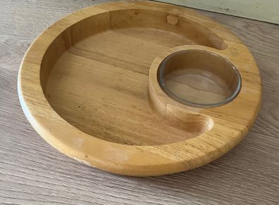 Wooden Dip Serving Dish