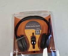 Plantronics Audio 355 Stereo Wired Headset 3.5mm Plugs