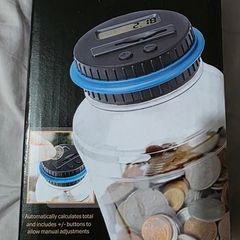 Digital Counting Money Jar