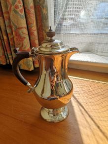 Vintage Silver-Plated Coffee Jug, EPNS A1, Classic Elegant Design