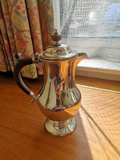 Vintage Silver-Plated Coffee Jug, EPNS A1, Classic Elegant Design