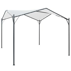 Gazebo 3x3x2.6 m White 180 g/sqm