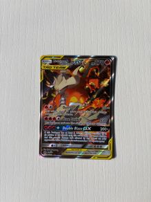 Reshiram & Charizard SM201 tag team pokemon card